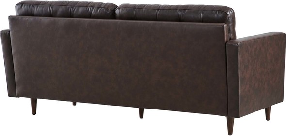 love couch sectional Modway Furniture Sofas and Armchairs Brown