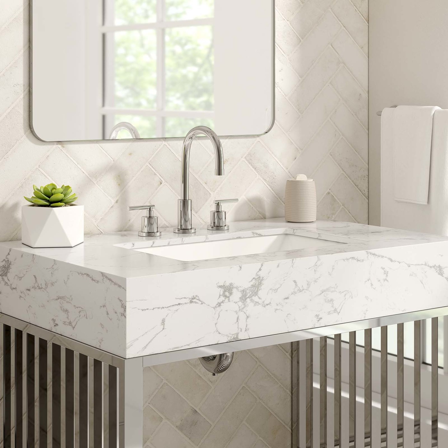 30 rustic bathroom vanity Modway Furniture Vanities Bathroom Vanities White Silver