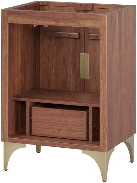dark bathroom cabinets Modway Furniture Vanities Walnut