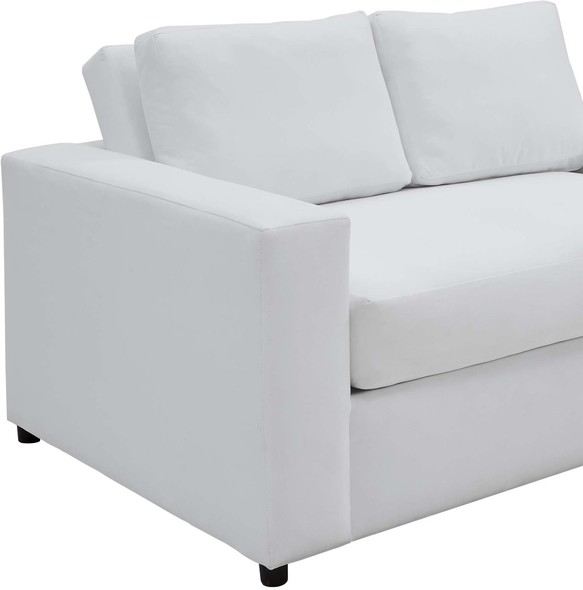 ikea sectional couch with storage Modway Furniture Sofas and Armchairs Dove White