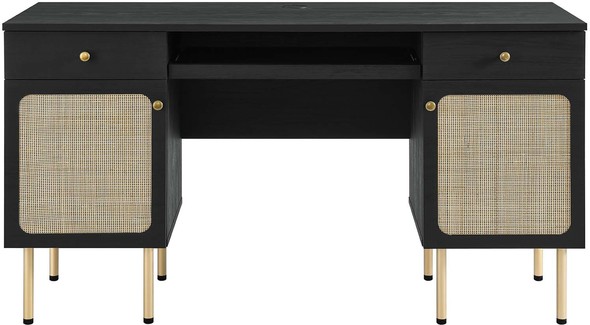 computer modern desk Modway Furniture Computer Desks Desks Black
