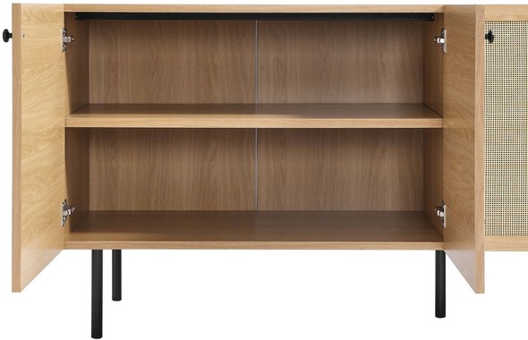 sideboard display cabinet Modway Furniture Decor Oak