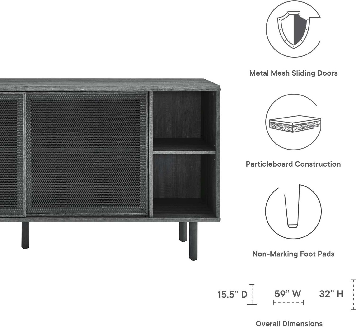 modern kitchen table decor Modway Furniture Decor Charcoal
