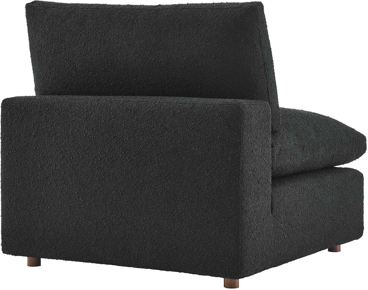french blue accent chair Modway Furniture Sofas and Armchairs Black