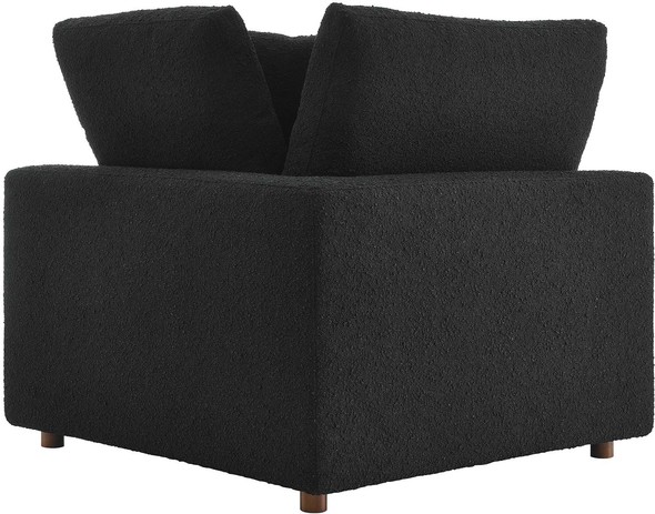 l sectional sofa bed Modway Furniture Sofas and Armchairs Black