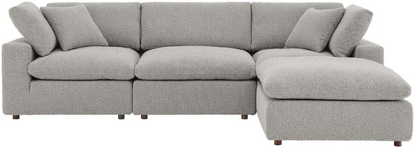 living spaces grey sectional couch Modway Furniture Sofas and Armchairs Sofas and Loveseat Light Gray