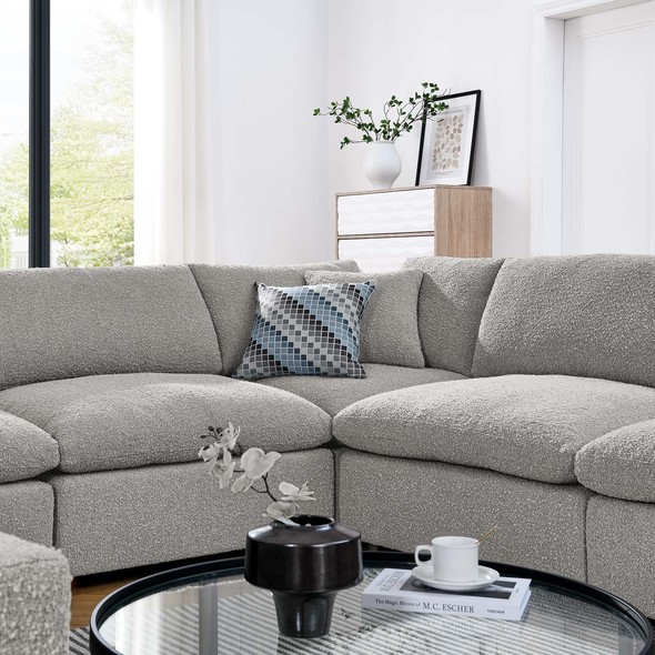 best sectional sofa Modway Furniture Sofas and Armchairs Light Gray