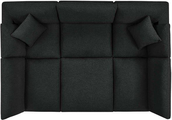 futuristic sofa design Modway Furniture Sofas and Armchairs Sofas and Loveseat Black