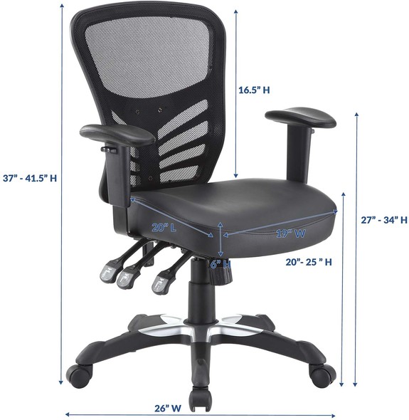 office revolving chair price Modway Furniture Office Chairs Black