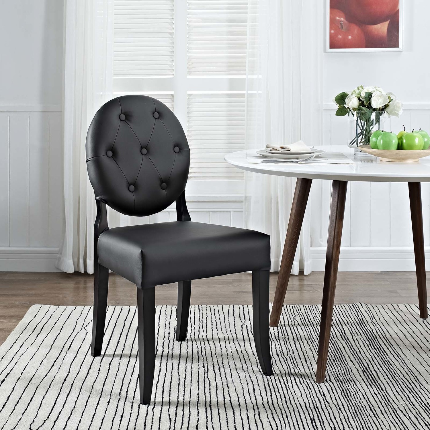 house and home dining room chairs Modway Furniture Dining Chairs Black