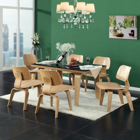 small breakfast nook table and chairs Modway Furniture Dining Chairs Natural