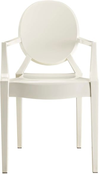 grey suede dining chairs Modway Furniture Dining Chairs White
