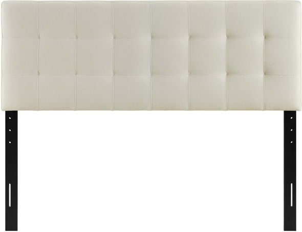 white headboard and frame Modway Furniture Headboards Ivory