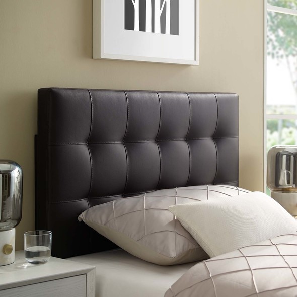 bed frame with tufted headboard Modway Furniture Headboards Brown