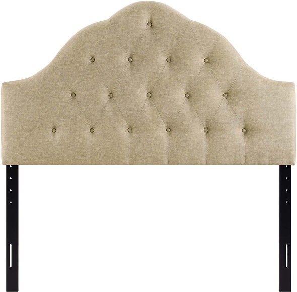 padded headboard queen Modway Furniture Headboards Beige