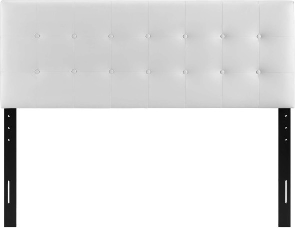 full upholstered bed Modway Furniture Headboards White