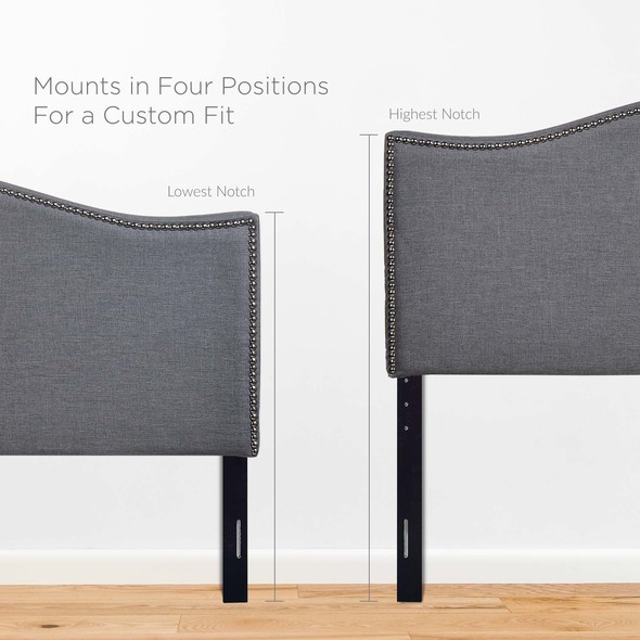 custom upholstered headboards Modway Furniture Headboards Smoke