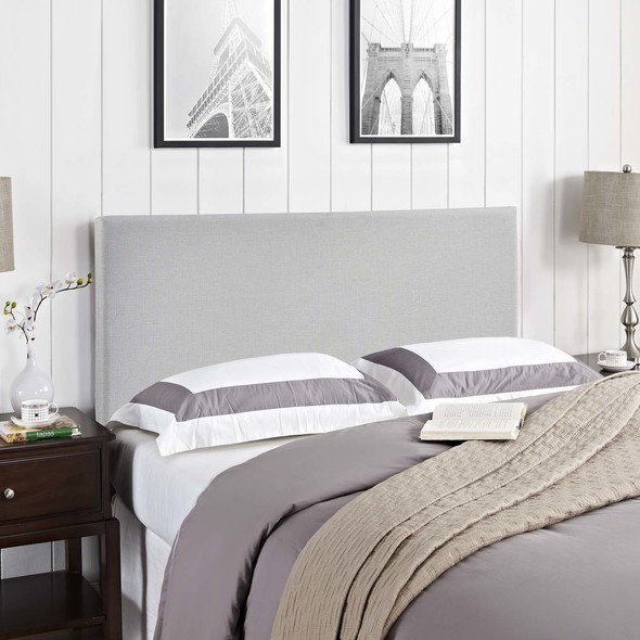 bed frame and headboard set Modway Furniture Headboards Sky Gray