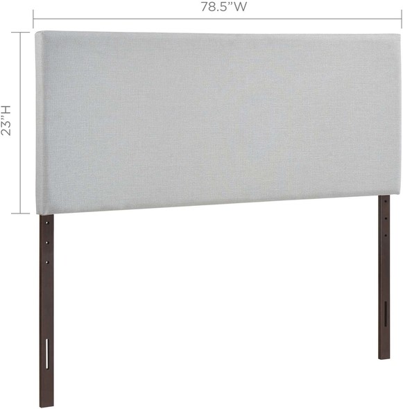 tufted headboard Modway Furniture Headboards Sky Gray
