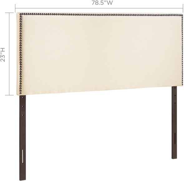 double bed head design Modway Furniture Headboards Ivory