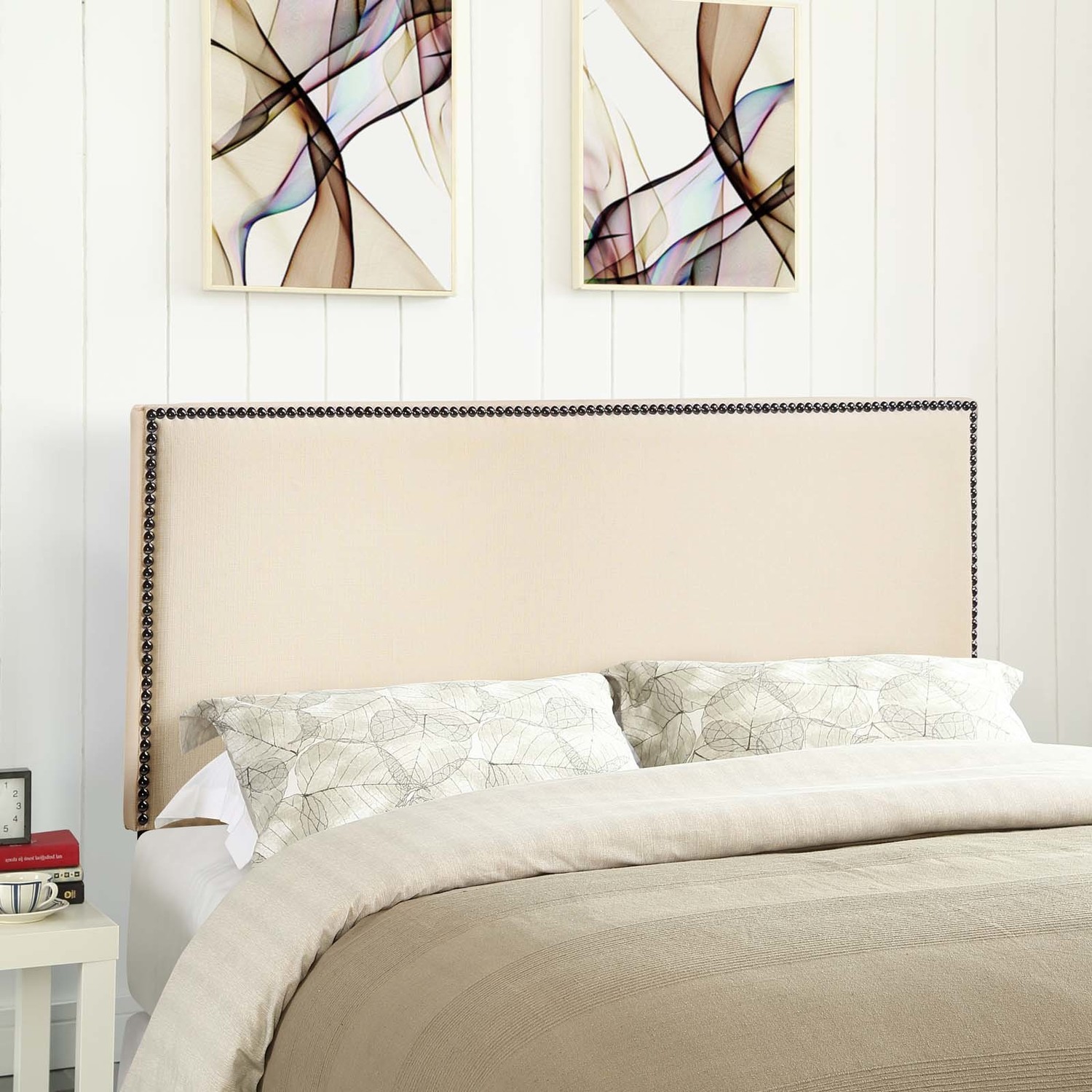 double bed head design Modway Furniture Headboards Ivory