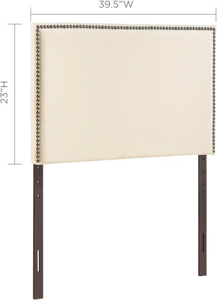 full wall headboard ideas Modway Furniture Headboards Ivory