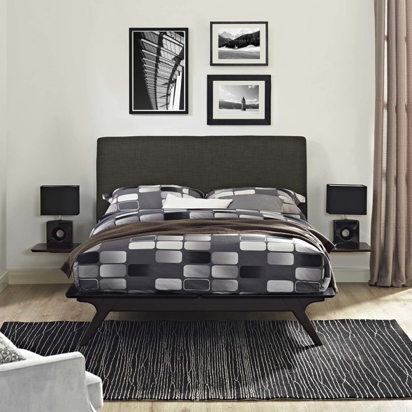 modern queen bed with storage Modway Furniture Bedroom Sets Cappuccino Brown