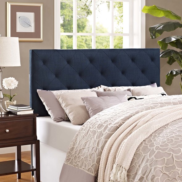 bed frame cushion Modway Furniture Headboards Navy