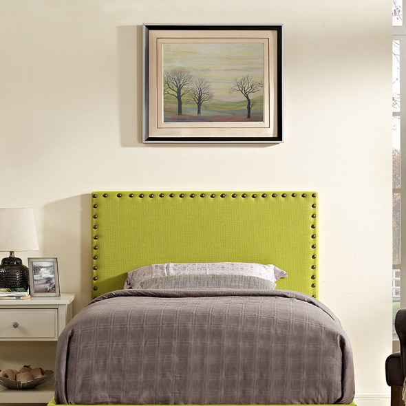 bed with wall headboard Modway Furniture Headboards Wheatgrass