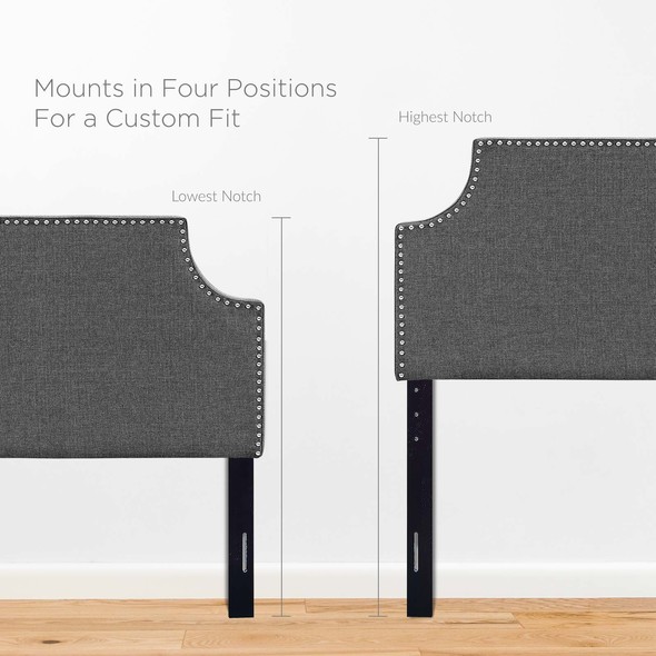 panel wall headboard Modway Furniture Headboards Gray
