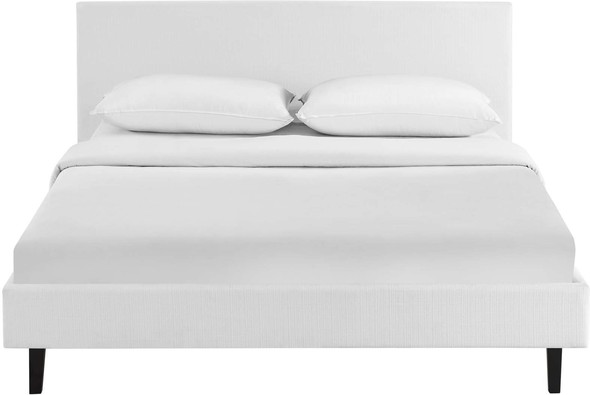 twin modern bed frame Modway Furniture Beds Beds White