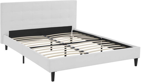 ikea white queen bed frame Modway Furniture Beds White