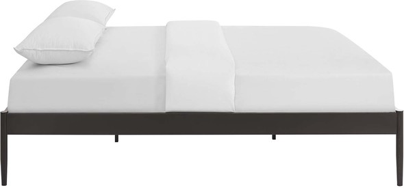 metal platform bed frame double Modway Furniture Beds Brown