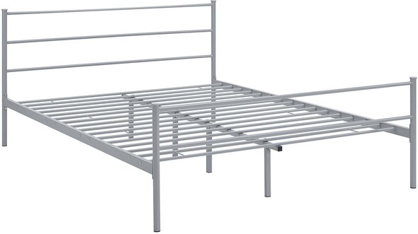 wood twin beds for adults Modway Furniture Beds Gray