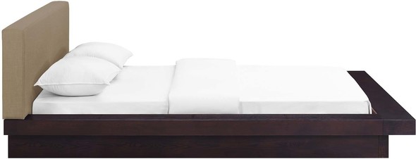 king size platform bed frame Modway Furniture Beds Cappuccino Latte