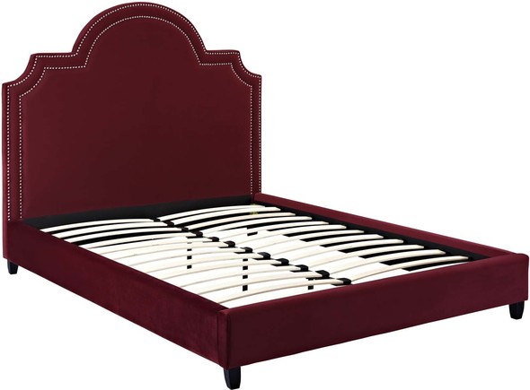 twin xl bed frame with drawers Modway Furniture Beds Maroon