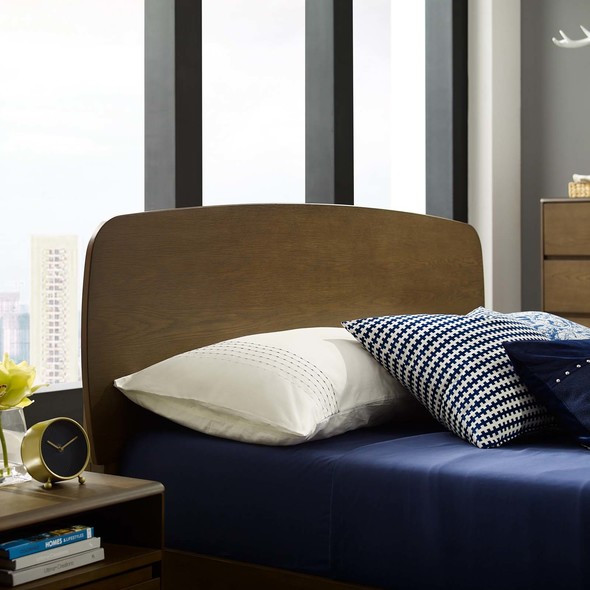 high twin bed frame Modway Furniture Beds Chestnut