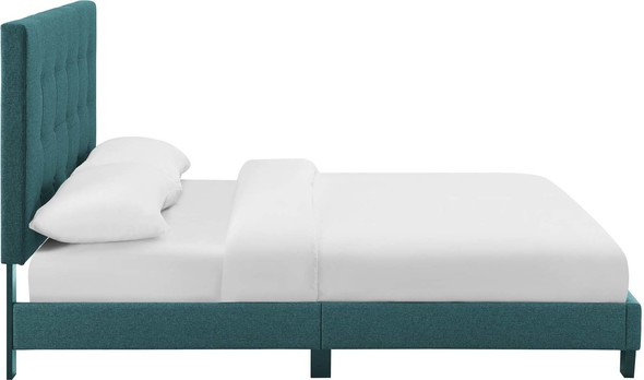 ikea metal bed frame double Modway Furniture Beds Teal