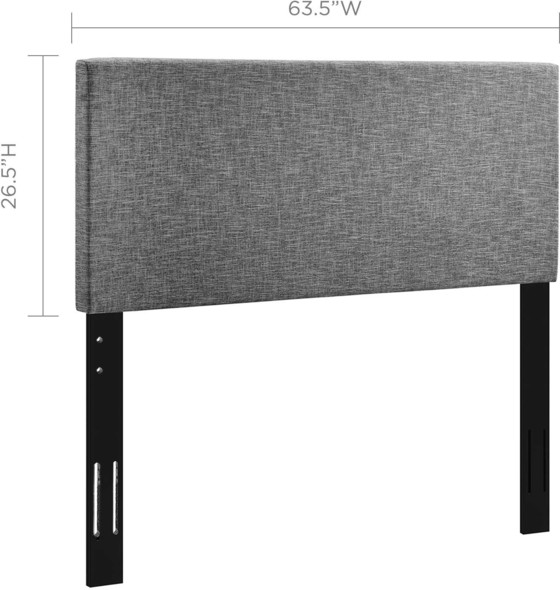 tufted headboard ideas Modway Furniture Headboards Light Gray