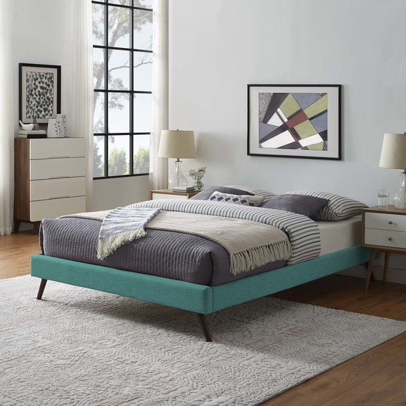 king bed frame with drawers Modway Furniture Beds Beds Teal