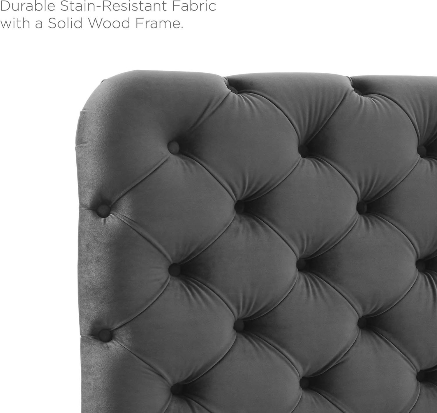 king upholstered headboard clearance Modway Furniture Headboards Charcoal