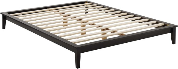 queen bed frame high off floor Modway Furniture Beds Cappuccino