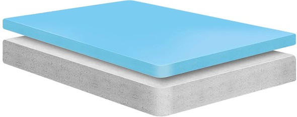 cool gel mattress full size Modway Furniture King White