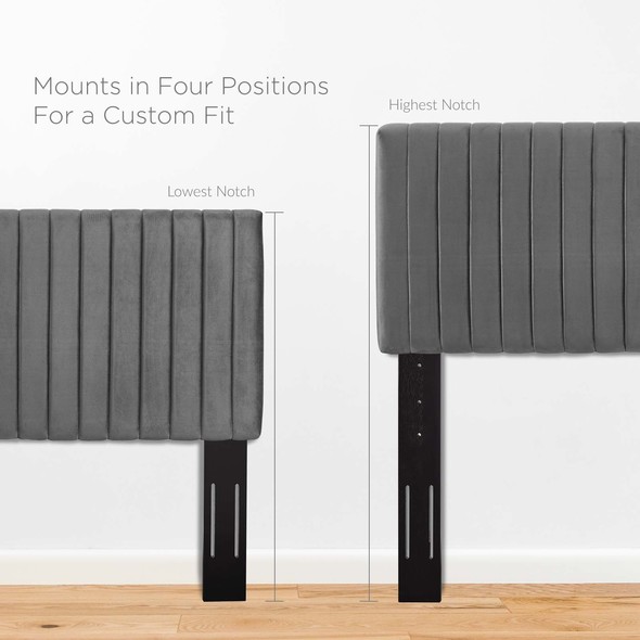 full size headboards Modway Furniture Headboards Gray