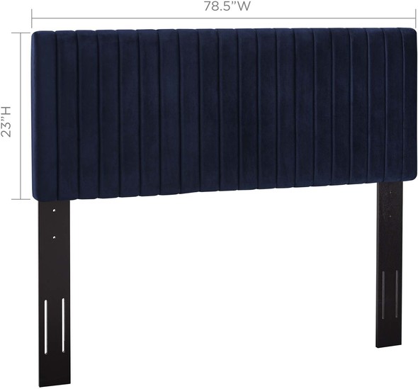 full headboard and frame Modway Furniture Headboards Midnight Blue
