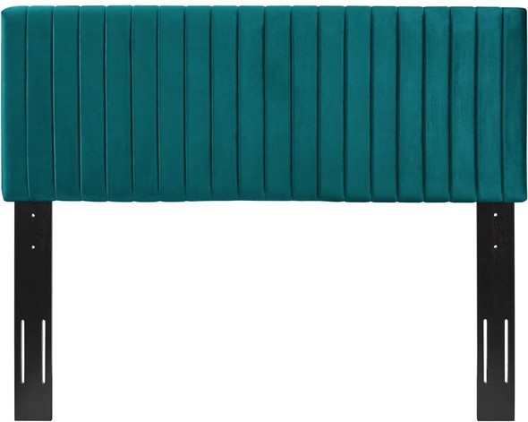 single bed with cushioned headboard Modway Furniture Headboards Teal