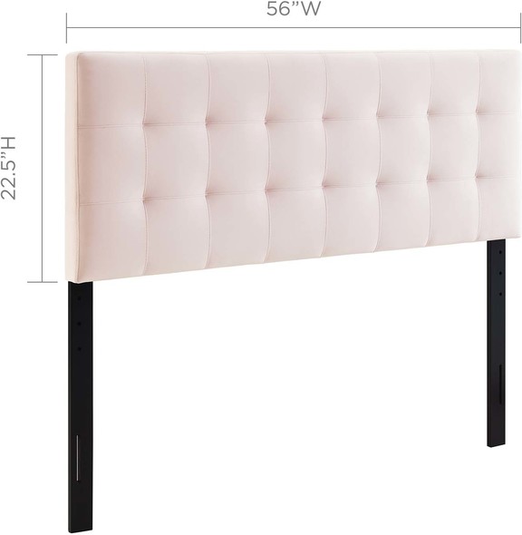 king size bed frame with headboard and footboard Modway Furniture Headboards Pink