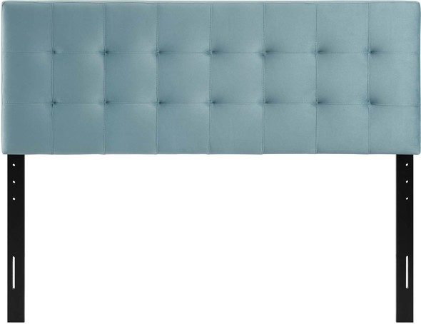 pillow headboard queen Modway Furniture Headboards Light Blue