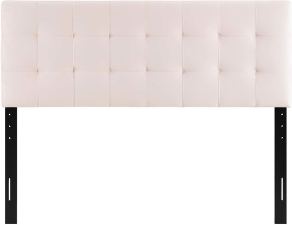 fabric headboard king size bed Modway Furniture Headboards Pink