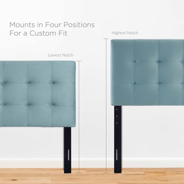 freestanding king size headboard Modway Furniture Headboards Light Blue